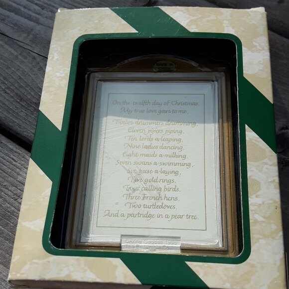 Vintage Anne Geddes Ornament 12 days of Christmas - Picture 3 of 3